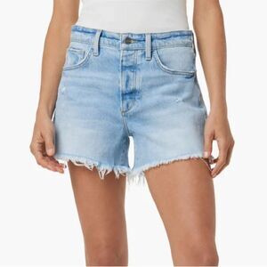 Joe's Jeans Light Blue Frayed Jean Shorts